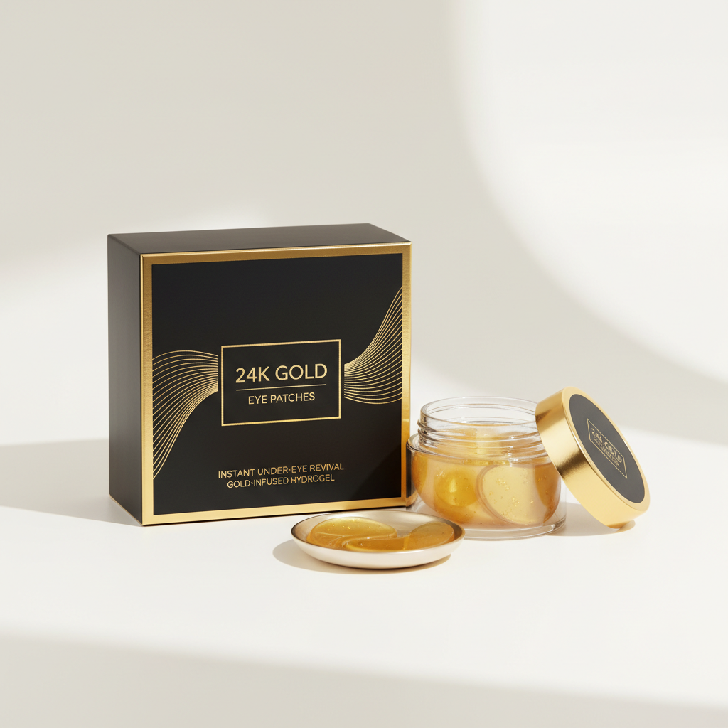 24K Gold Eye Patches