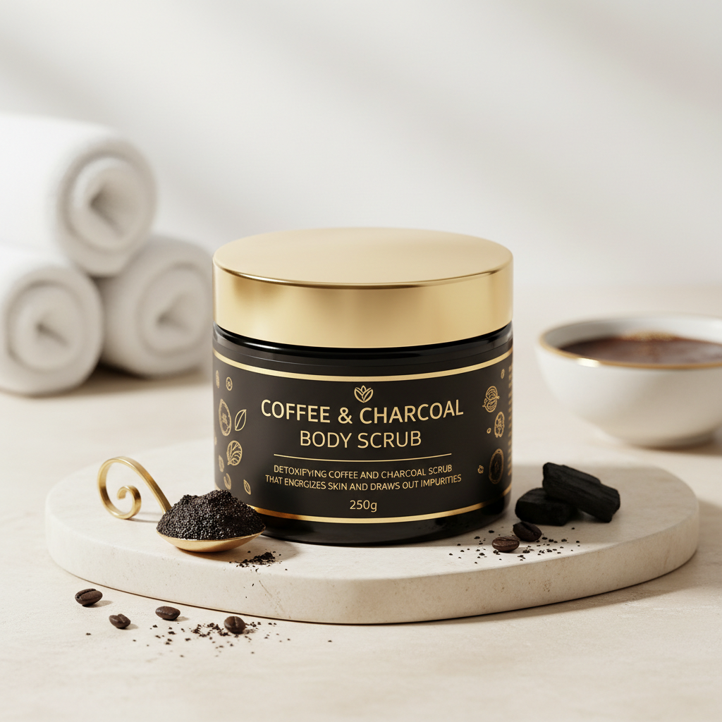 Coffee & Charcoal Body Scrub 250g