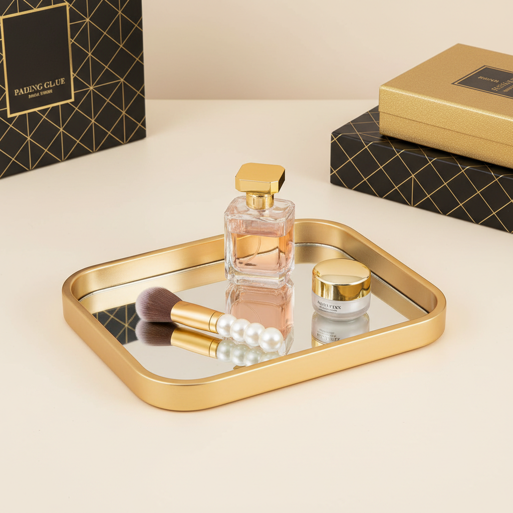 Gold Vanity Display Tray