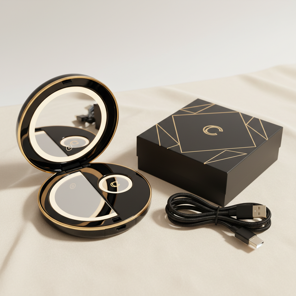 LED Compact Mirror