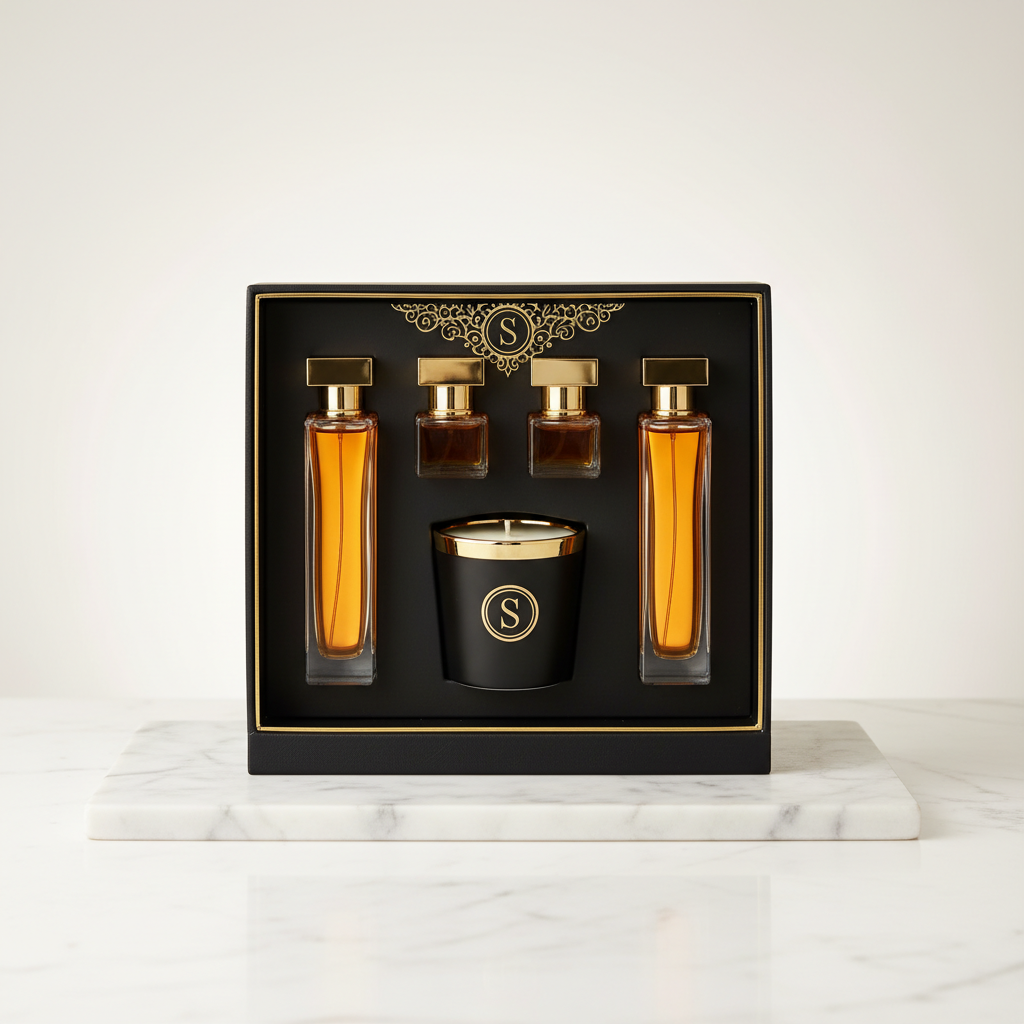 Signature Fragrance Collection (3 EDP + Candle)