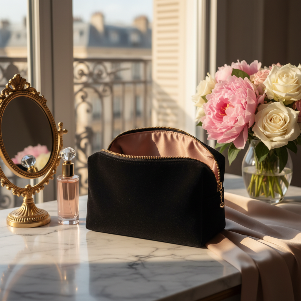Velvet Makeup Pouch - View 3